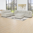 Thomasville Tisdale Tufted 6-piece Fabric Sectional with Storage Ottoman