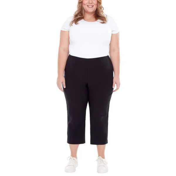 S.C. & Co. Women's Plus Size Pull-on Millennium Capri