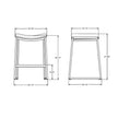 Amisco David Counter Stool