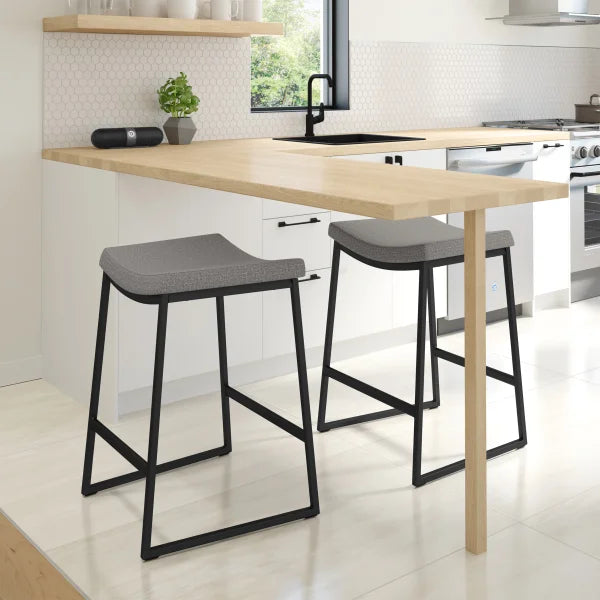 Amisco David Fabric Counter Stool