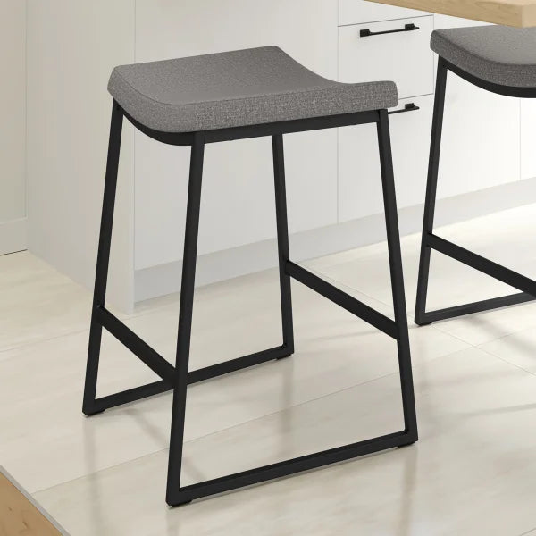 Amisco David Fabric Counter Stool
