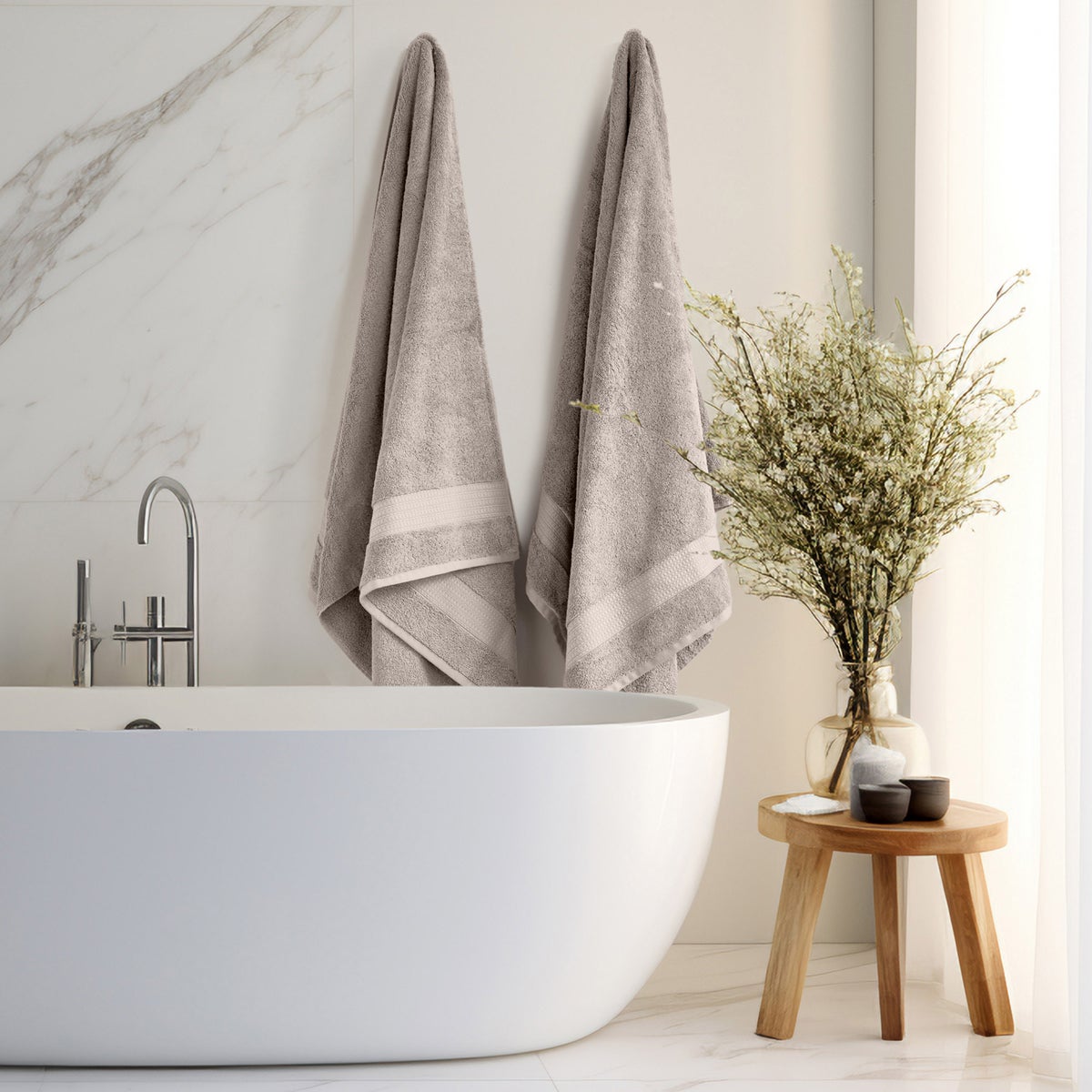 Serene Home Collection Bath Sheet, 2-pack