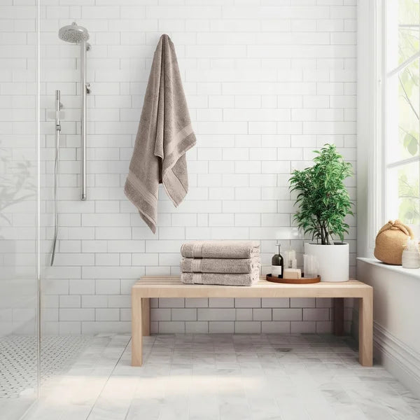 Serene Home Collection Bath Towel, 4 Pack