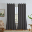 SUN+BLK Velvet Collection Room Darkening Curtain Panel, 2-panel