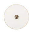 Luminus 2-Light Semi-Flush Mount with Fabric Drum Shade