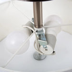 Luminus 2-Light Semi-Flush Mount with Fabric Drum Shade