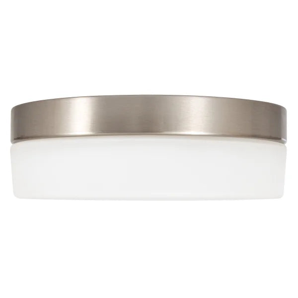 Luminus 11-in Brushed Nickel LED Flush Mount Ceiling Light