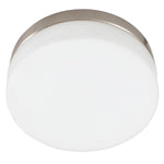 Luminus 11-in Brushed Nickel LED Flush Mount Ceiling Light
