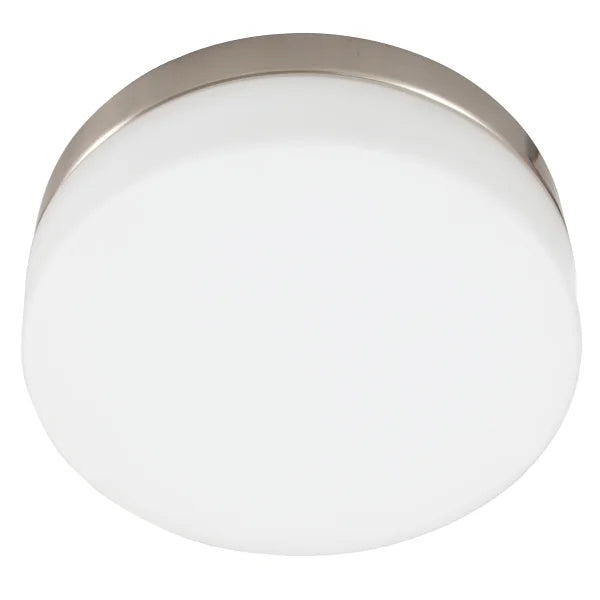 Luminus 11-in Brushed Nickel LED Flush Mount Ceiling Light