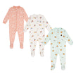Pekkle Infant Organic Cotton Sleeper, 3-pack