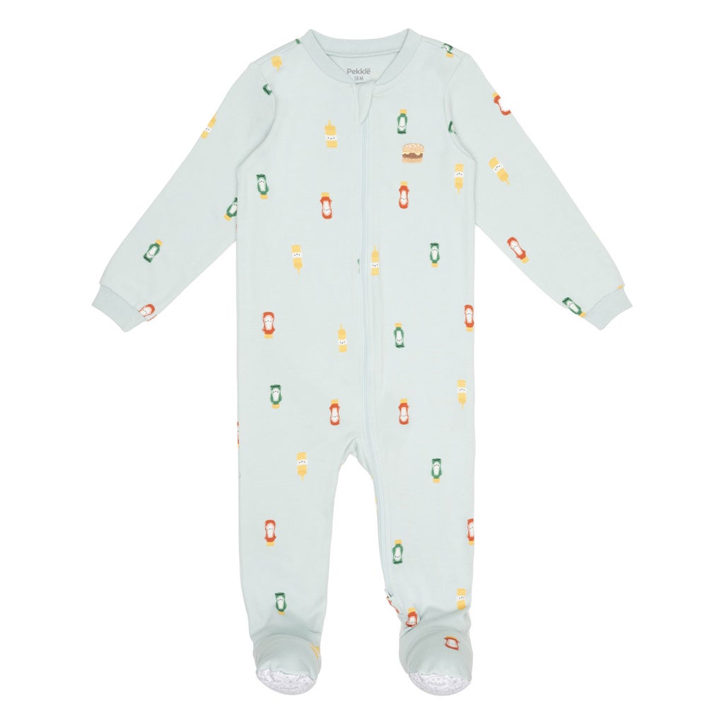 Pekkle Infant Organic Cotton Sleeper, 3-pack