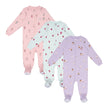 Pekkle Infant Organic Cotton Sleeper, 3-pack - Multi-Coloured