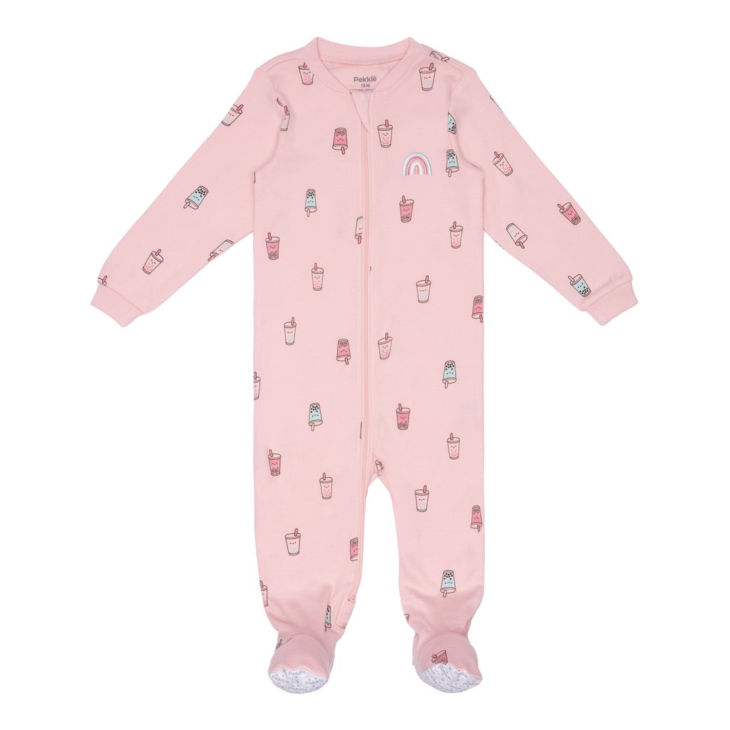 Pekkle Infant Organic Cotton Sleeper, 3-pack