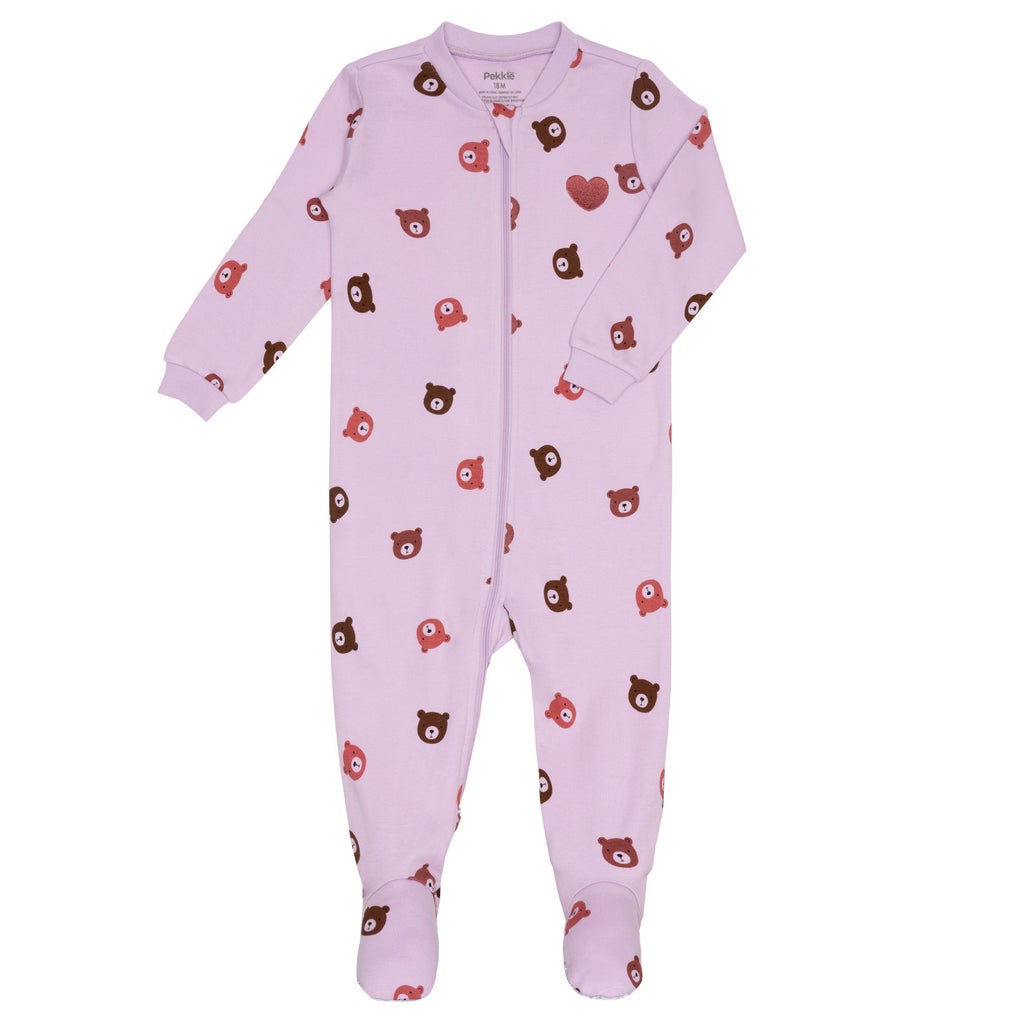 Pekkle Infant Organic Cotton Sleeper, 3-pack