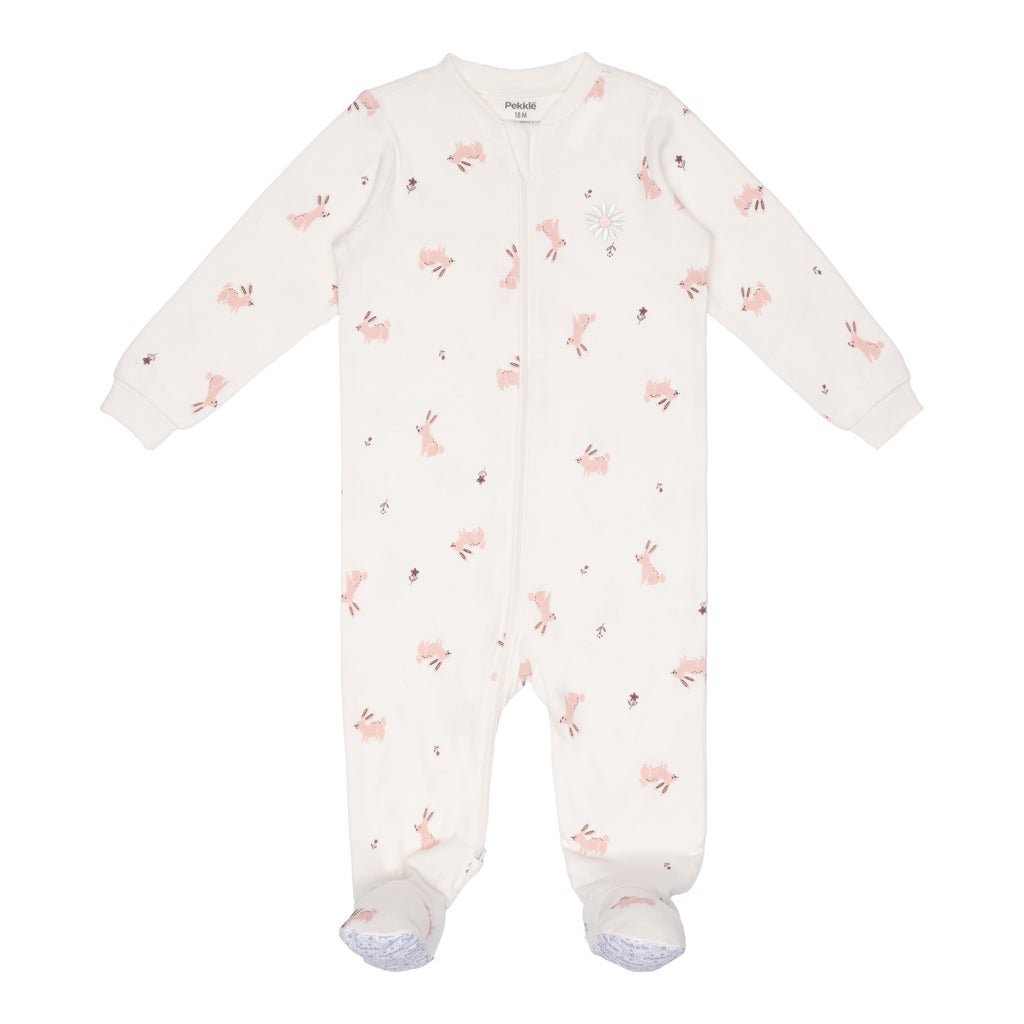 Pekkle Infant Organic Cotton Sleeper, 3-pack