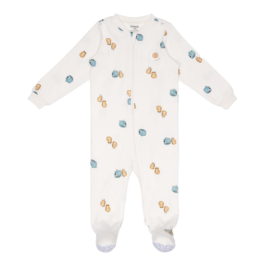Pekkle Infant Organic Cotton Sleeper, 3-pack