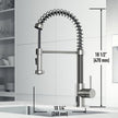 VIGO Edison Pull-down Spray Kitchen Faucet with Touchless Sensor
