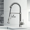 VIGO Edison Pull-down Spray Kitchen Faucet with Touchless Sensor