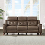 Prospera Home Malibu Top-grain Leather Power Reclining Sofa