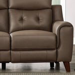 Prospera Home Malibu Top-grain Leather Power Reclining Sofa