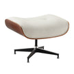 Earl Top Grain Leather Chair with Ottoman