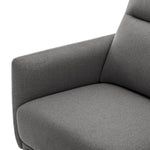 Fabric Sofa with Ottoman