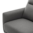 Fabric Sofa with Ottoman