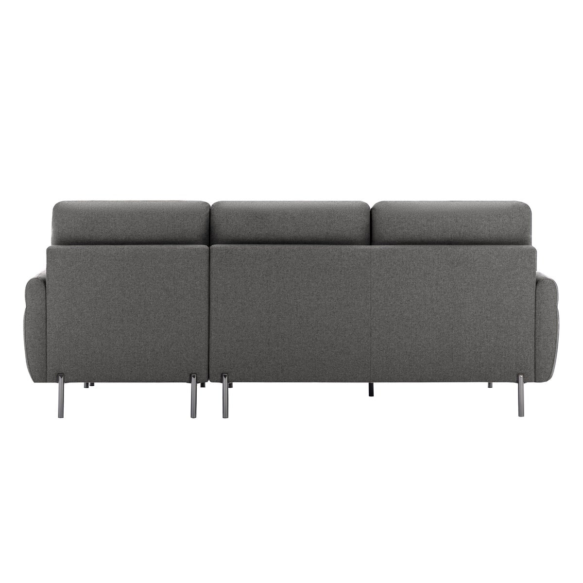 Fabric Sofa with Ottoman