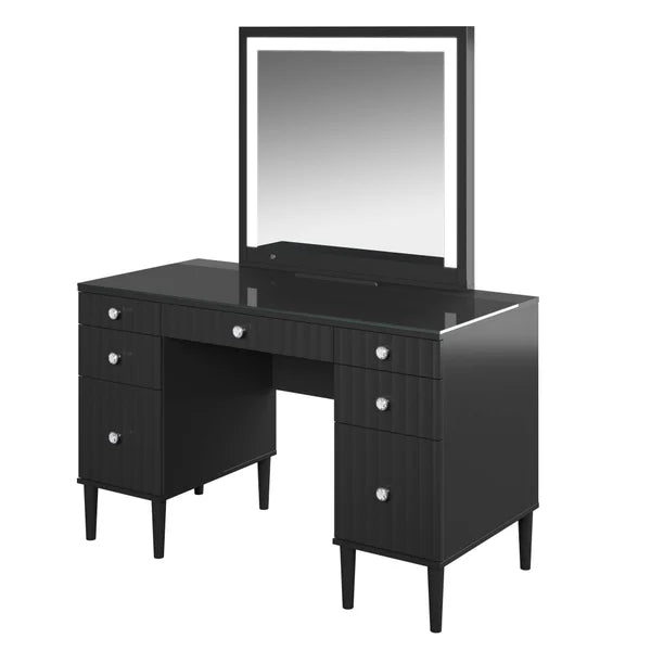 Tresanti Marilyn Makeup Table with LED Lighted Mirror