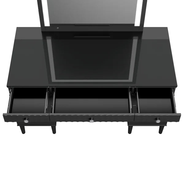 Tresanti Marilyn Makeup Table with LED Lighted Mirror