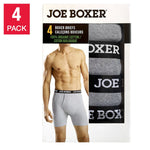 Joe Boxer Men's Organic Cotton Boxer Briefs, 4-pack