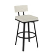 Amisco Staten Swivel Counter Stool in Polyurethane