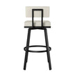 Amisco Staten Swivel Counter Stool in Polyurethane