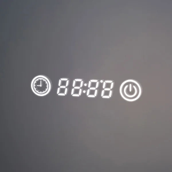 SERA  LED Mirror Frosted Edge with Time and Temperature Function