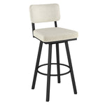 Amisco Alek Swivel Counter Stool with Vinyl Seat