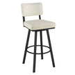 Amisco Alek Swivel Counter Stool with Vinyl Seat