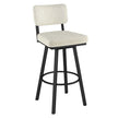 Amisco Alek Swivel Counter Stool with Vinyl Seat