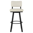 Amisco Alek Swivel Counter Stool with Vinyl Seat