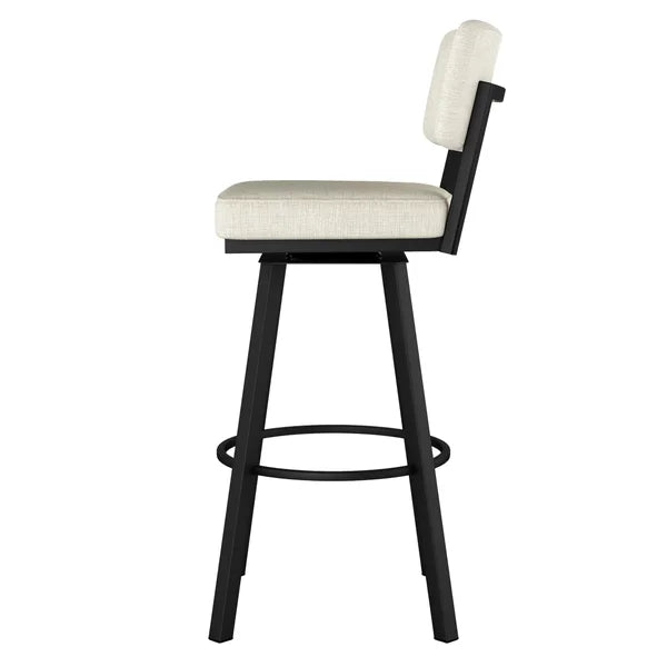 Amisco Alek Swivel Counter Stool with Vinyl Seat