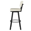 Amisco Alek Swivel Counter Stool with Vinyl Seat