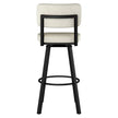 Amisco Alek Swivel Counter Stool with Vinyl Seat