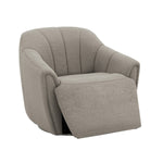 Fiona Fabric Swivel Chair with Power Footrest