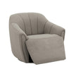 Fiona Fabric Swivel Chair with Power Footrest