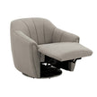 Fiona Fabric Swivel Chair with Power Footrest