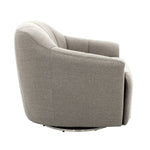 Fiona Fabric Swivel Chair with Power Footrest