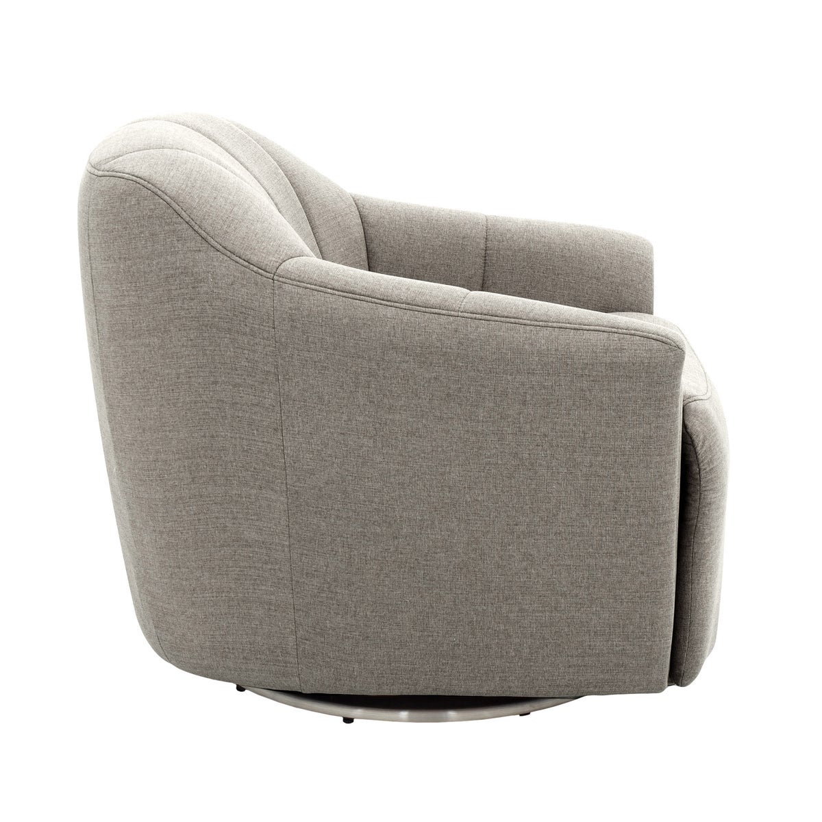 Fiona Fabric Swivel Chair with Power Footrest