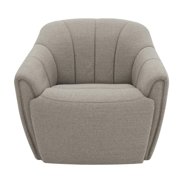 Fiona Fabric Swivel Chair with Power Footrest