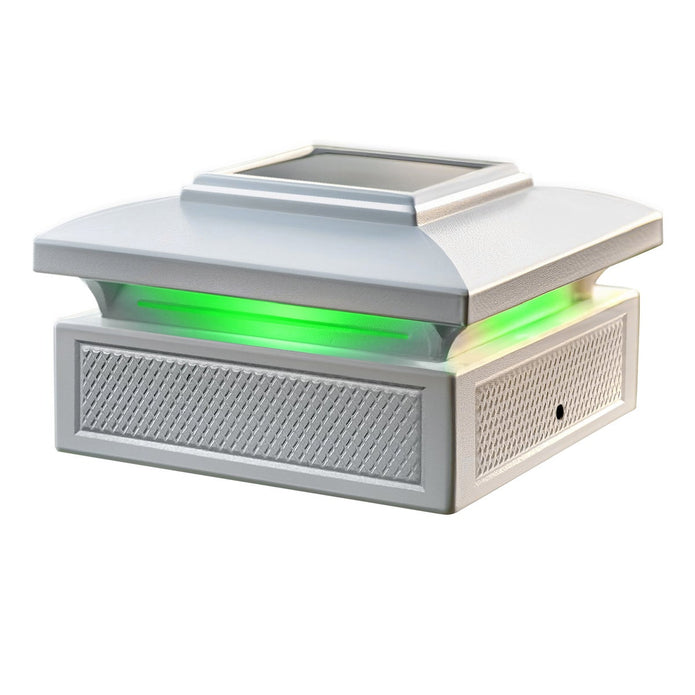 Classy Caps Lumineer Smart Solar Post Cap Light, 2-pack