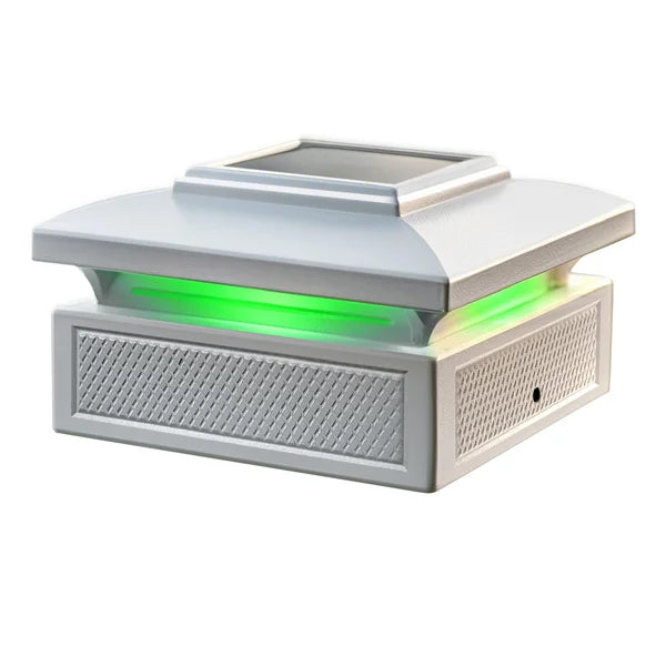 Classy Caps Lumineer Smart Solar Post Cap Light, 2-pack