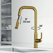 VIGO Hart Angular Single-Handle Kitchen Faucet